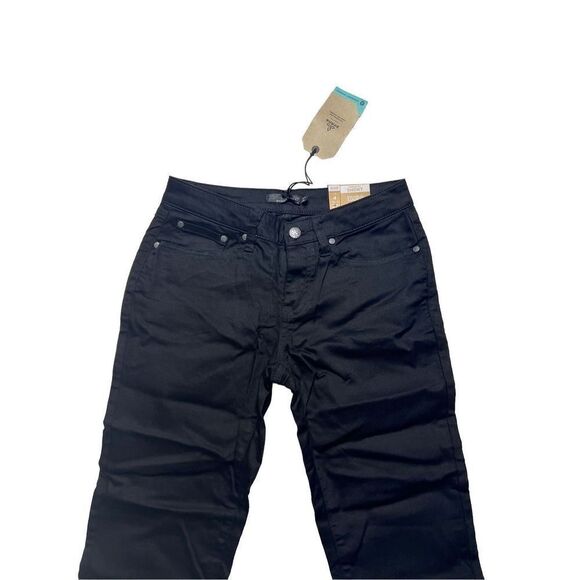 Prana Women’s Kayla Straight Leg Performance Denim Jeans Black Size 27 NWT - Picture 3 of 9